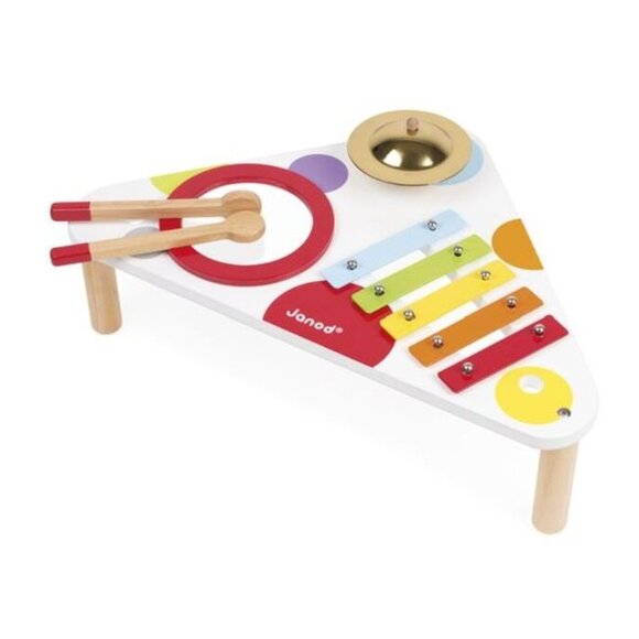 Janod Wooden Musical Table Confetti - Children's Musical Instrument New Sealed - Picture 5 of 12